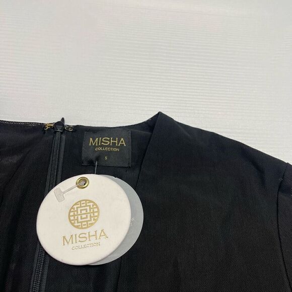 NWT MISHA Collection Revolve Black Maddelena Bodysuit Size Small New - Picture 4 of 12